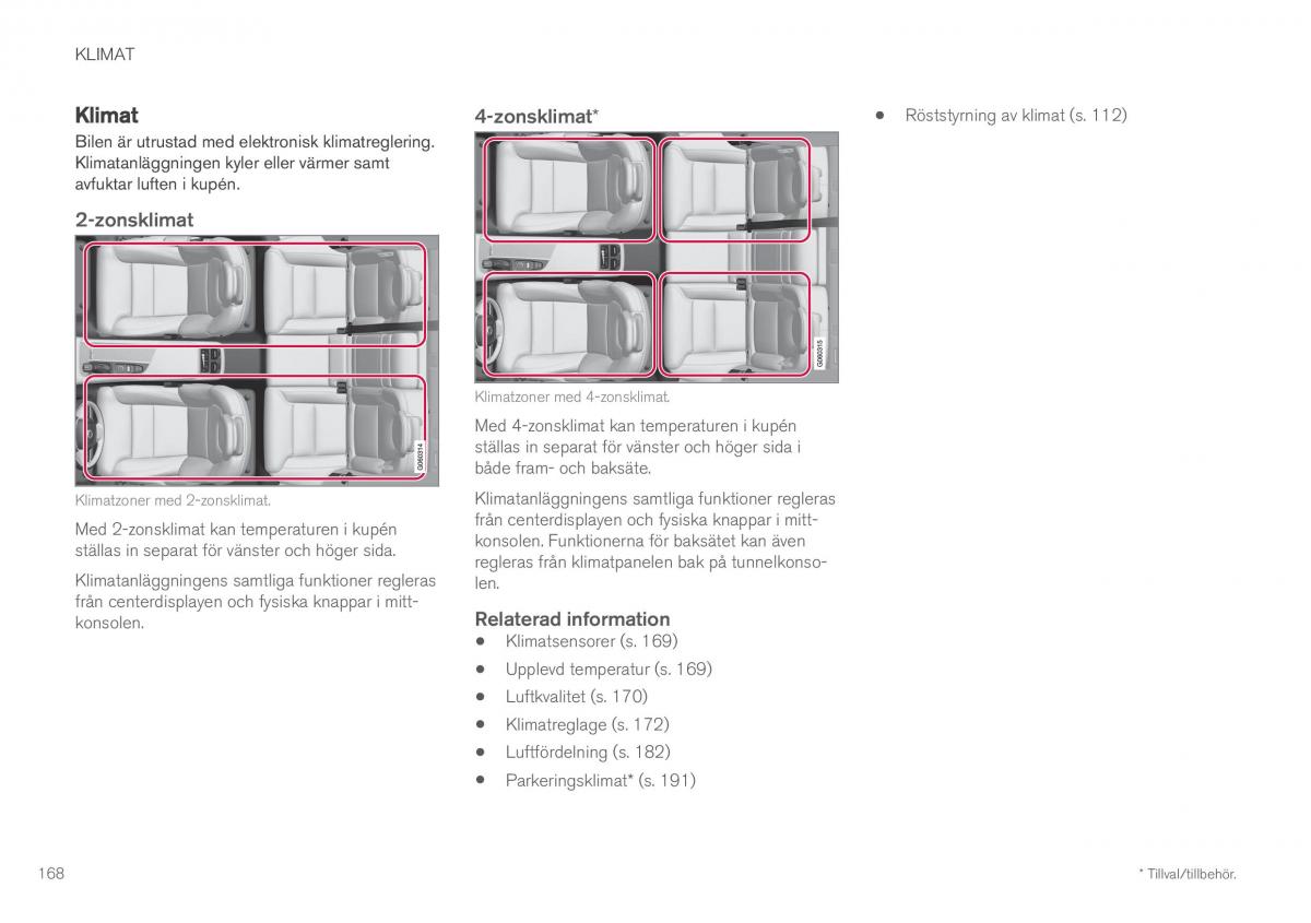 Volvo XC60 II 2 instruktionsbok / page 170