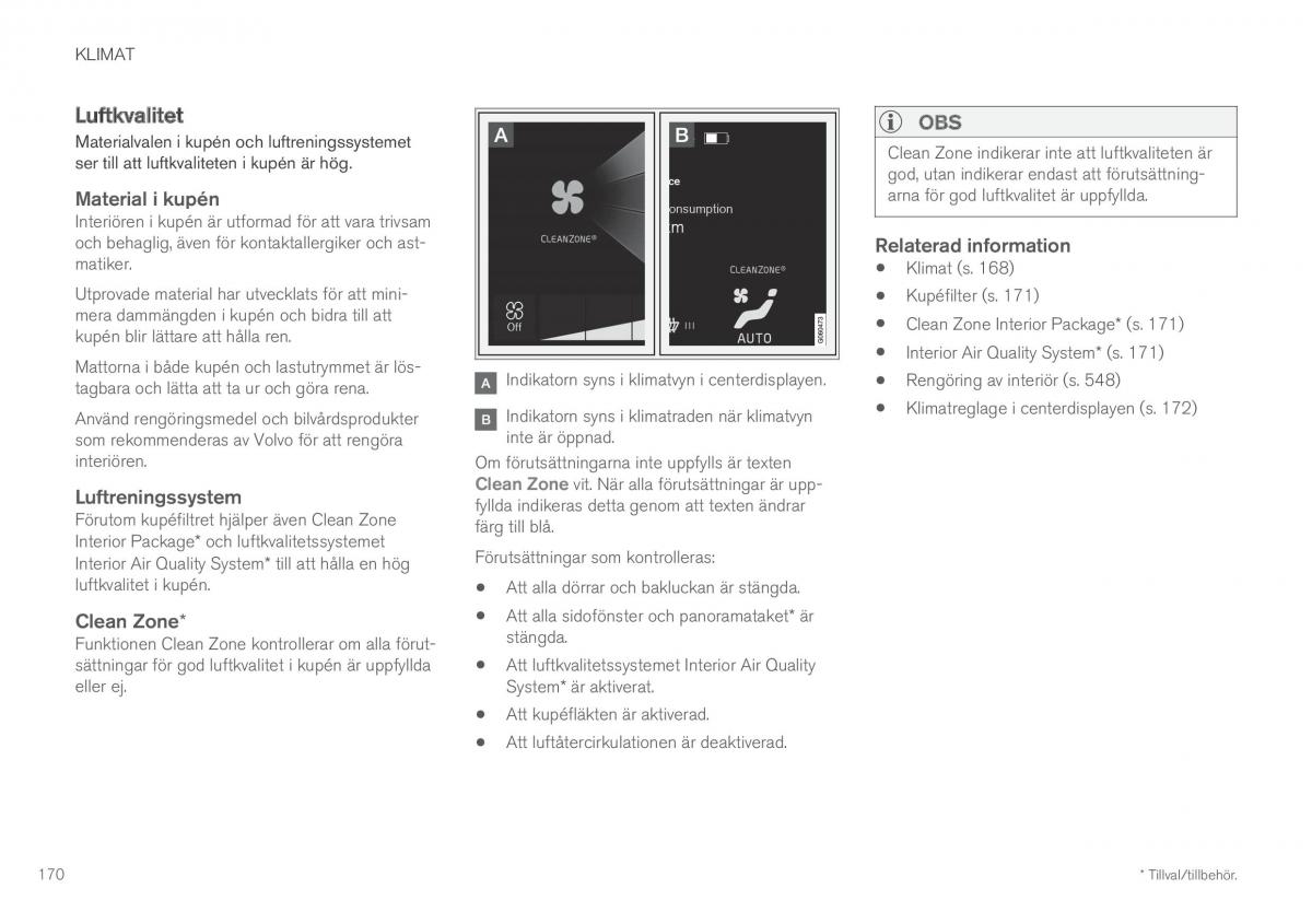 Volvo XC60 II 2 instruktionsbok / page 172