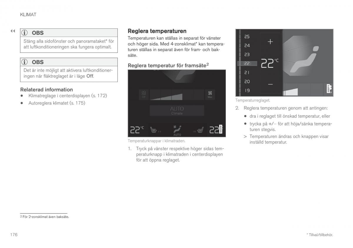 Volvo XC60 II 2 instruktionsbok / page 178