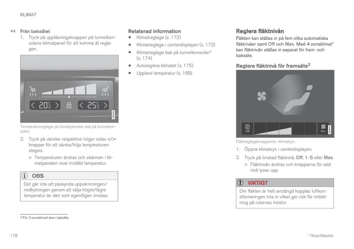 Volvo XC60 II 2 instruktionsbok / page 180