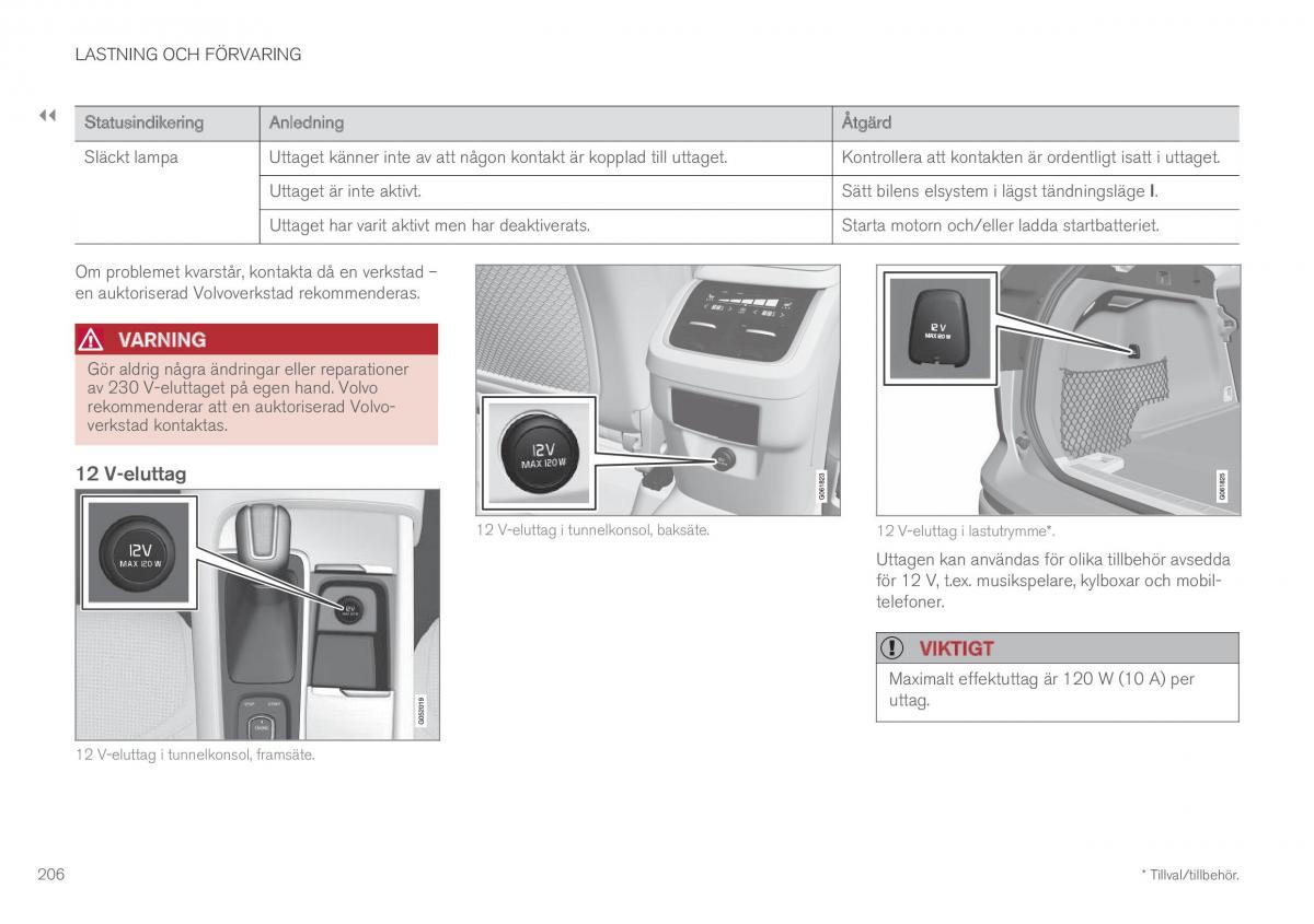 Volvo XC60 II 2 instruktionsbok / page 208