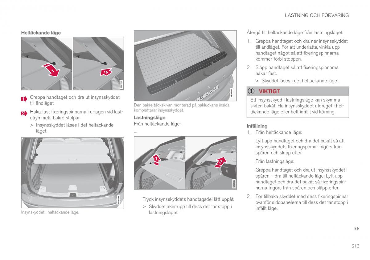 Volvo XC60 II 2 instruktionsbok / page 215