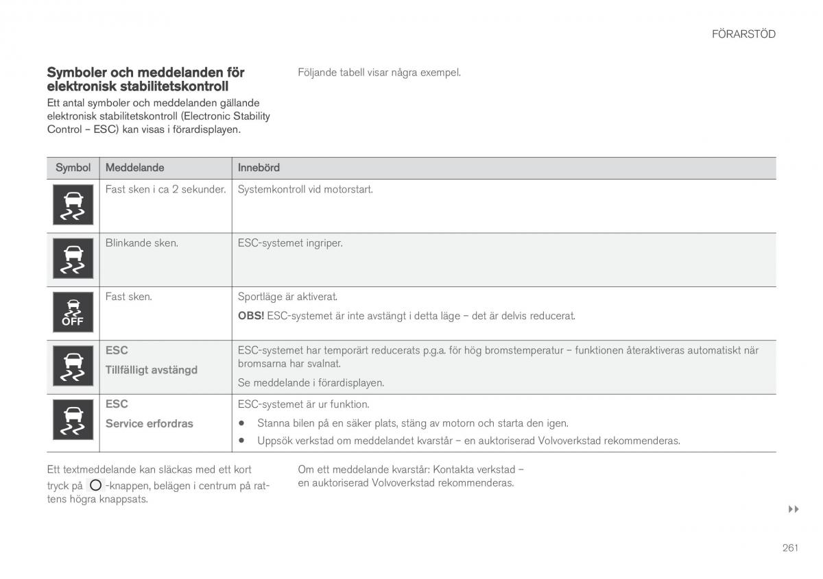 Volvo XC60 II 2 instruktionsbok / page 263