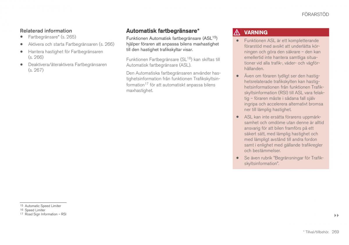 Volvo XC60 II 2 instruktionsbok / page 271