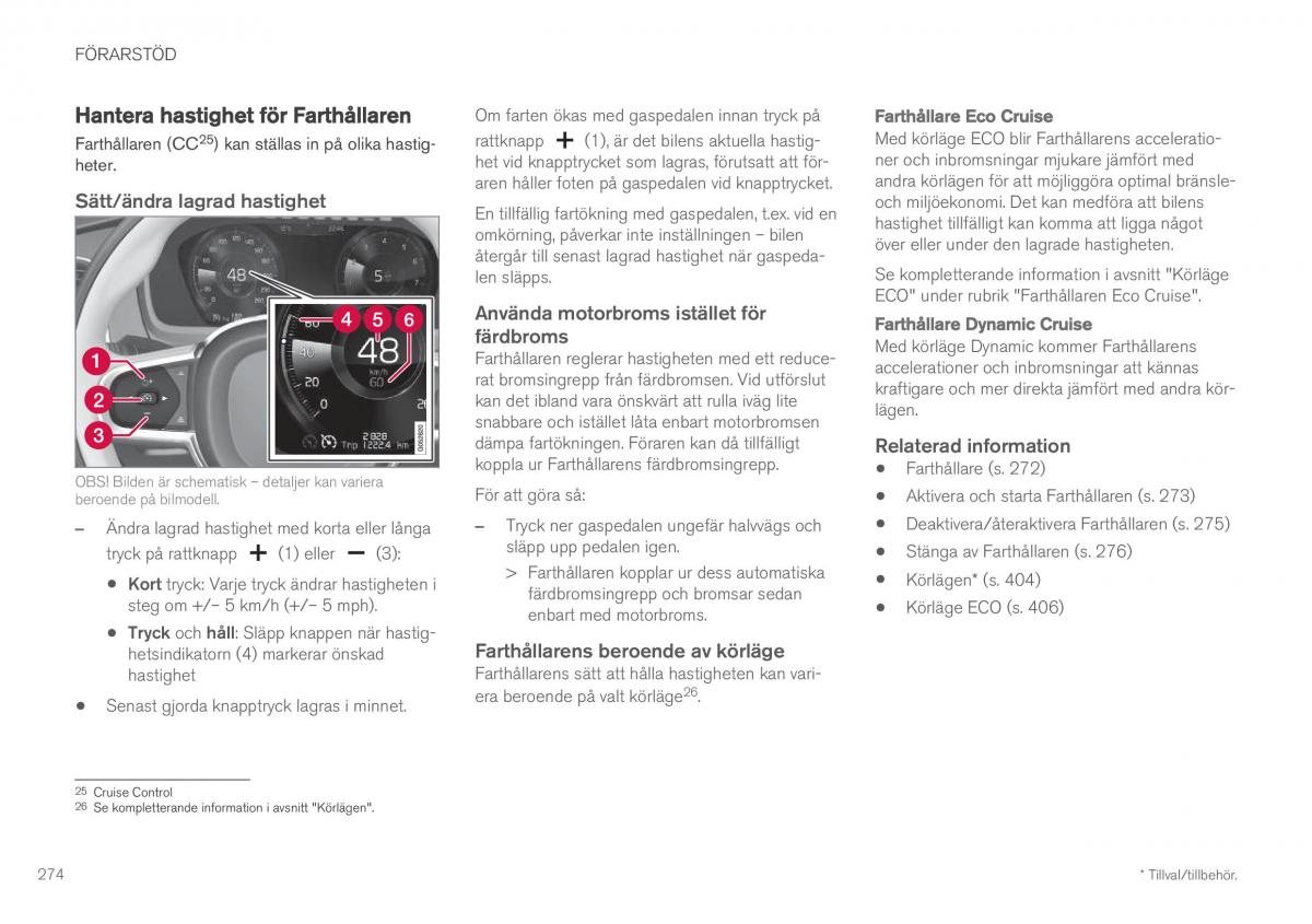 Volvo XC60 II 2 instruktionsbok / page 276