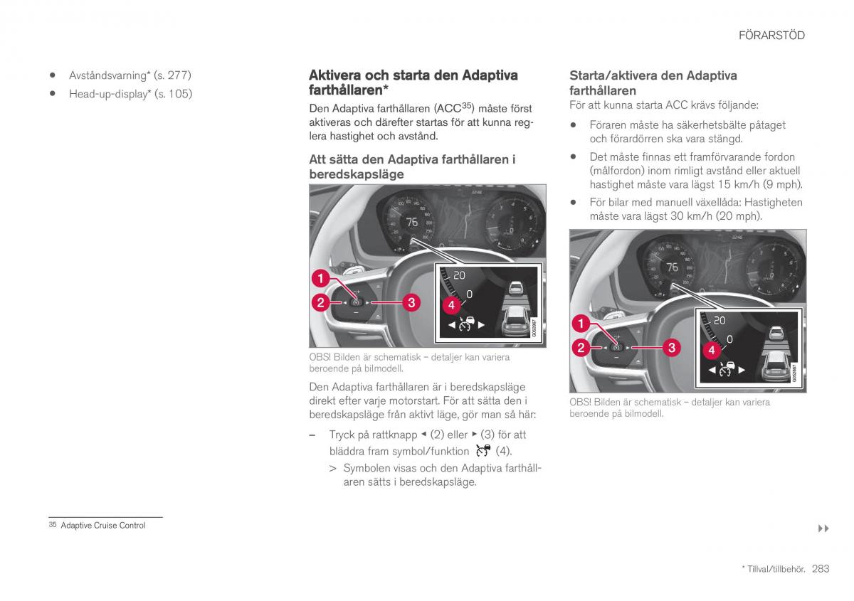 Volvo XC60 II 2 instruktionsbok / page 285