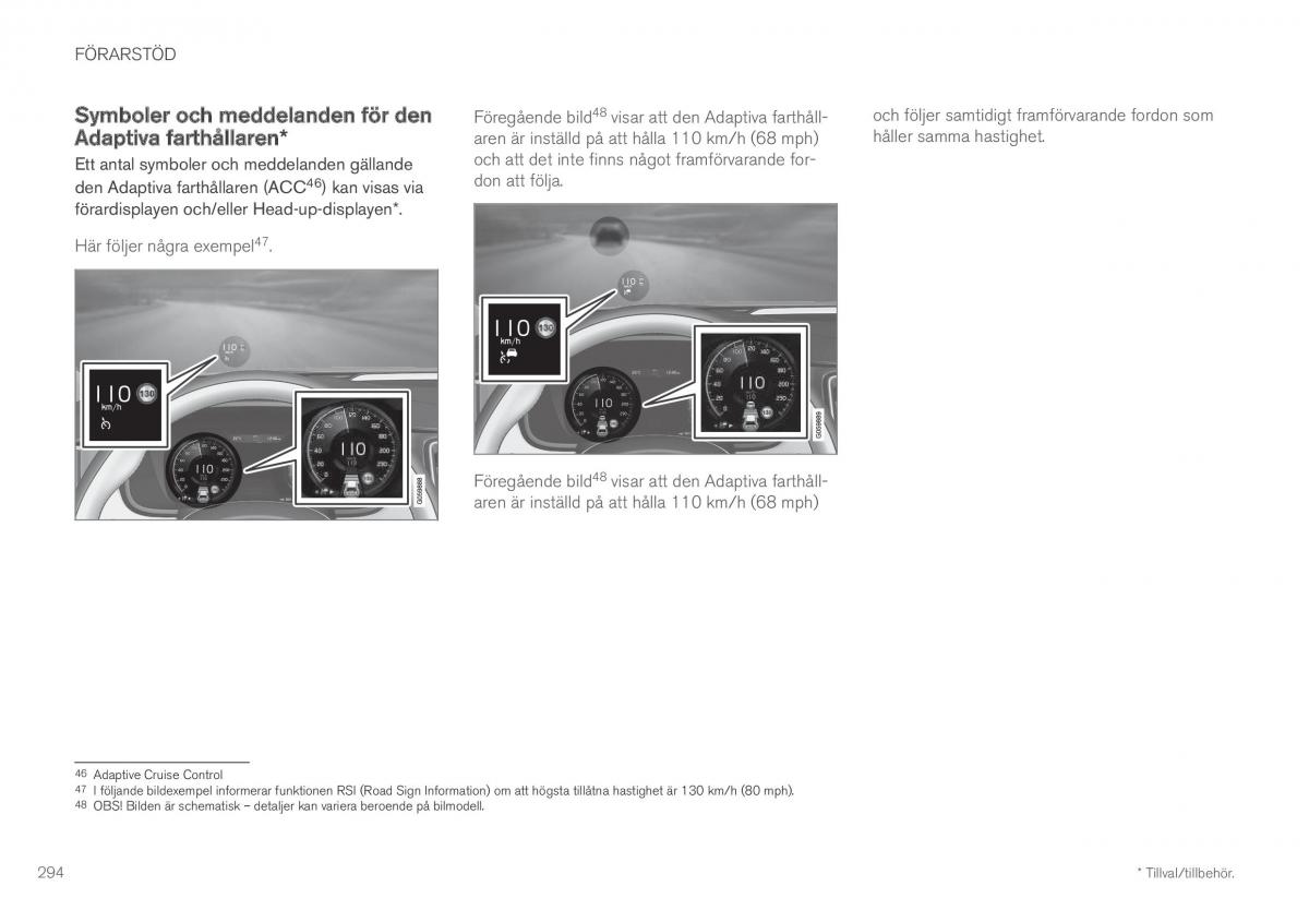 Volvo XC60 II 2 instruktionsbok / page 296