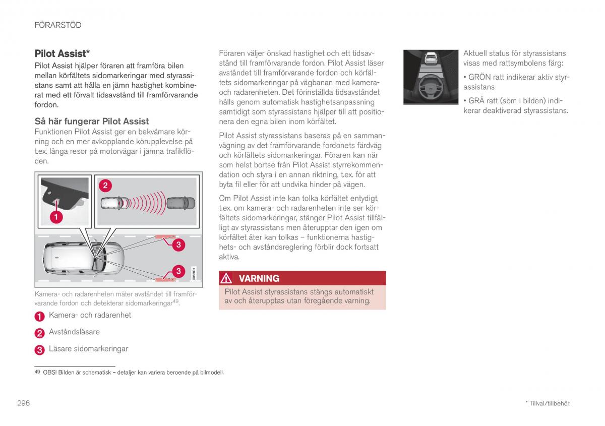 Volvo XC60 II 2 instruktionsbok / page 298