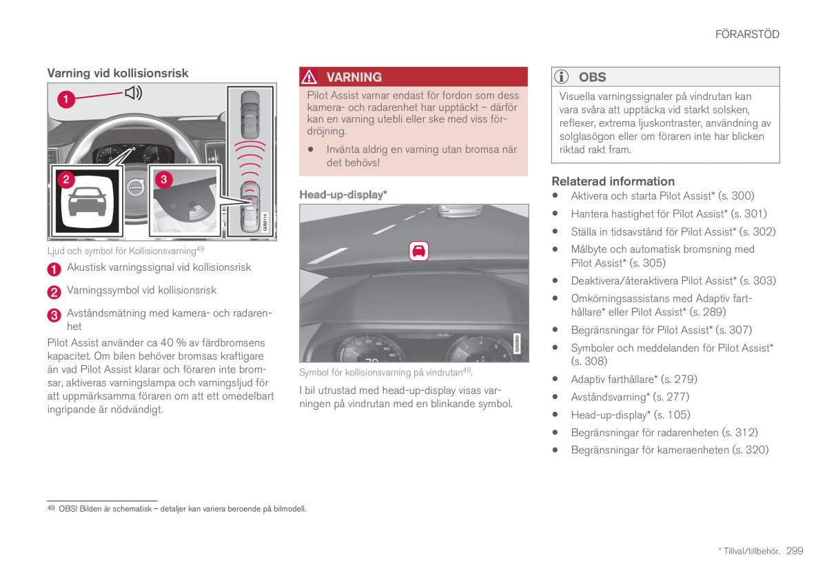 Volvo XC60 II 2 instruktionsbok / page 301