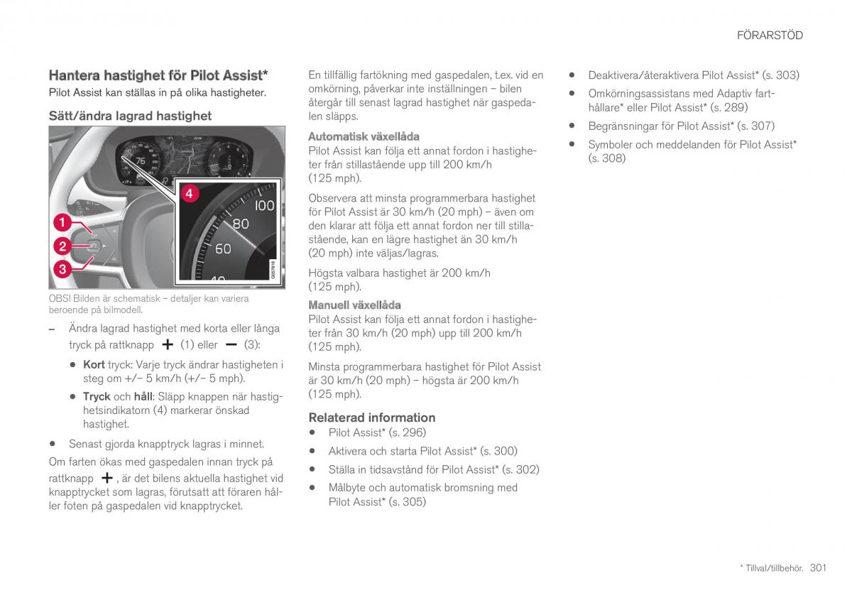 Volvo XC60 II 2 instruktionsbok / page 303