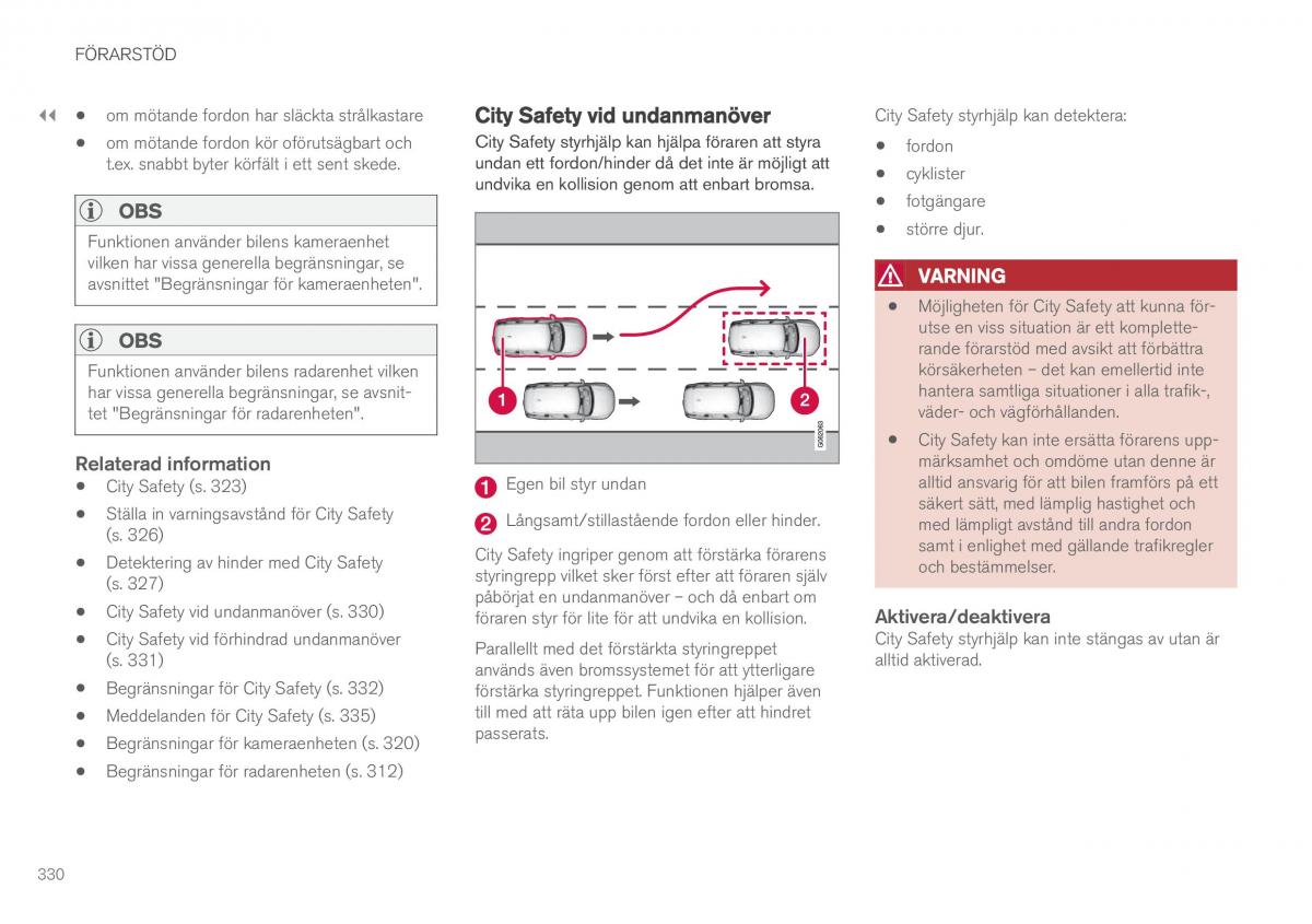 Volvo XC60 II 2 instruktionsbok / page 332