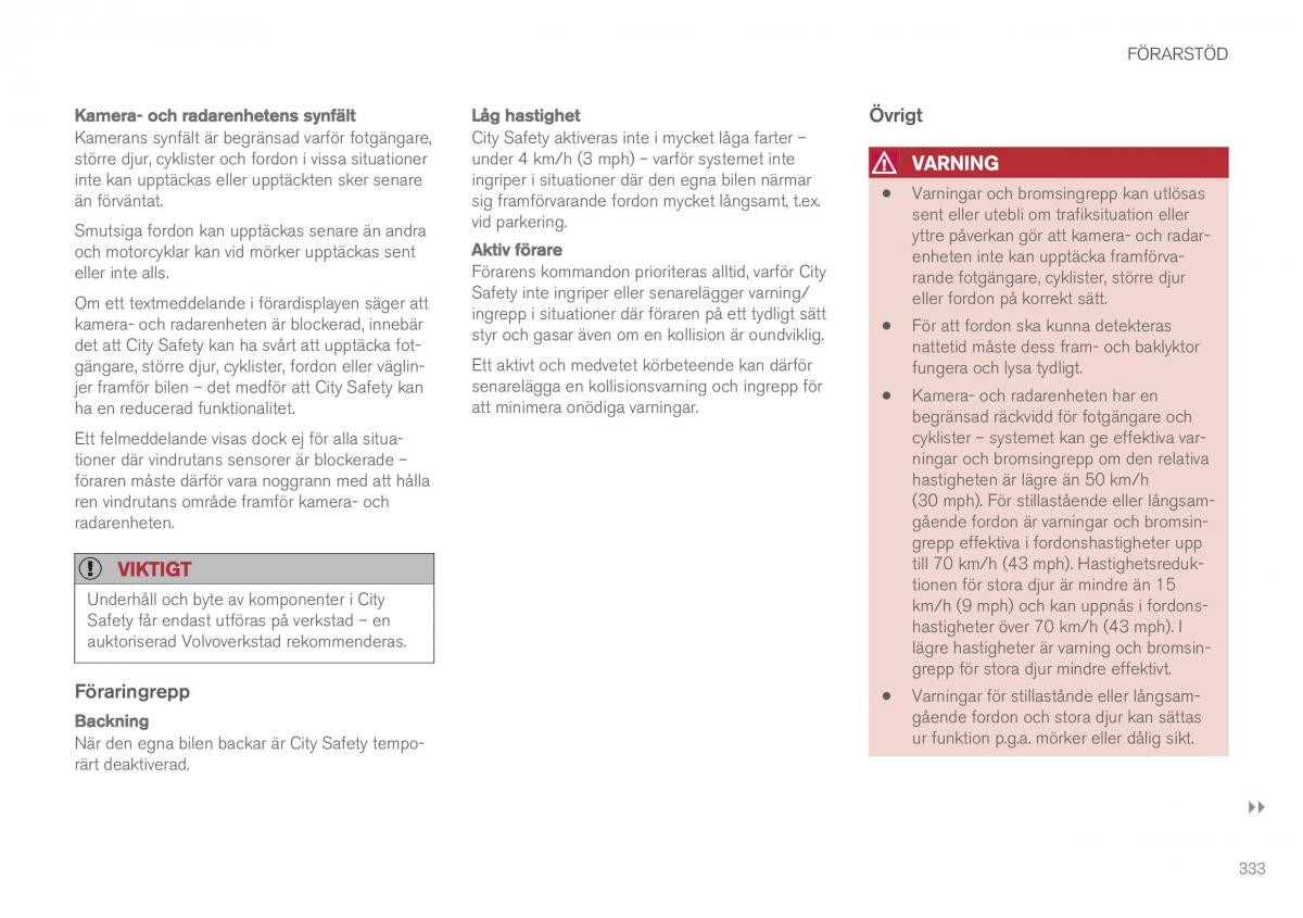 Volvo XC60 II 2 instruktionsbok / page 335