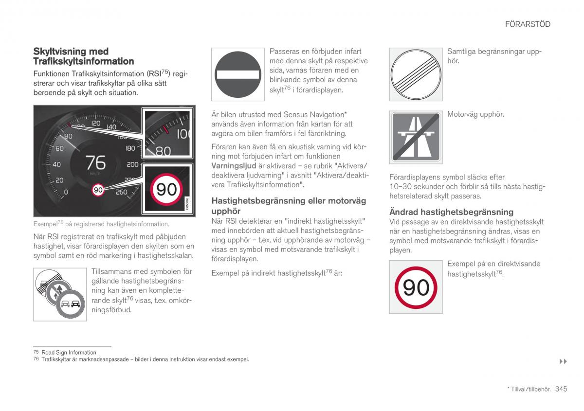 Volvo XC60 II 2 instruktionsbok / page 347