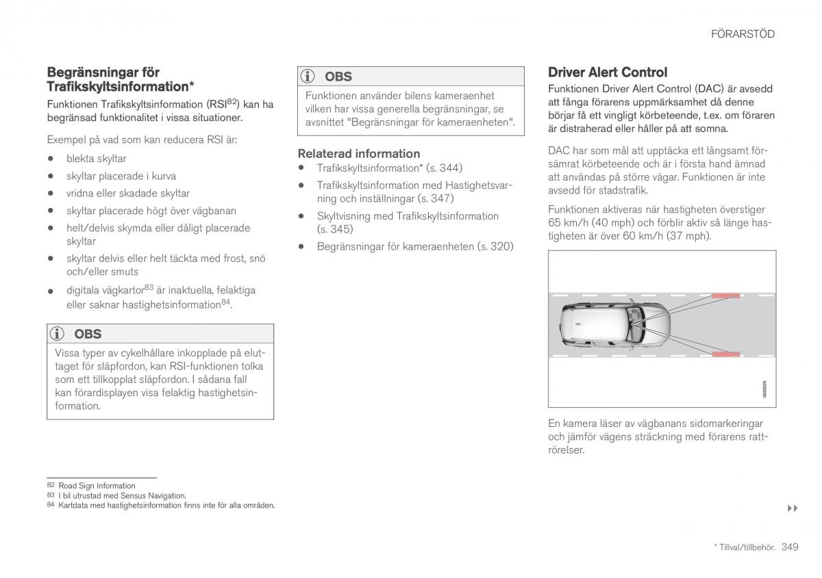 Volvo XC60 II 2 instruktionsbok / page 351