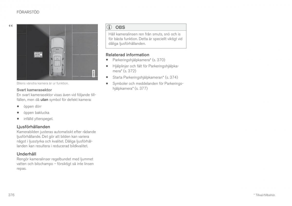 Volvo XC60 II 2 instruktionsbok / page 378