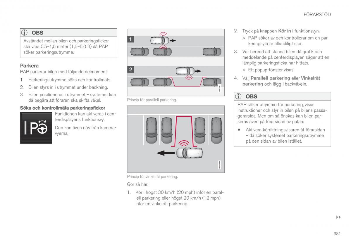 Volvo XC60 II 2 instruktionsbok / page 383