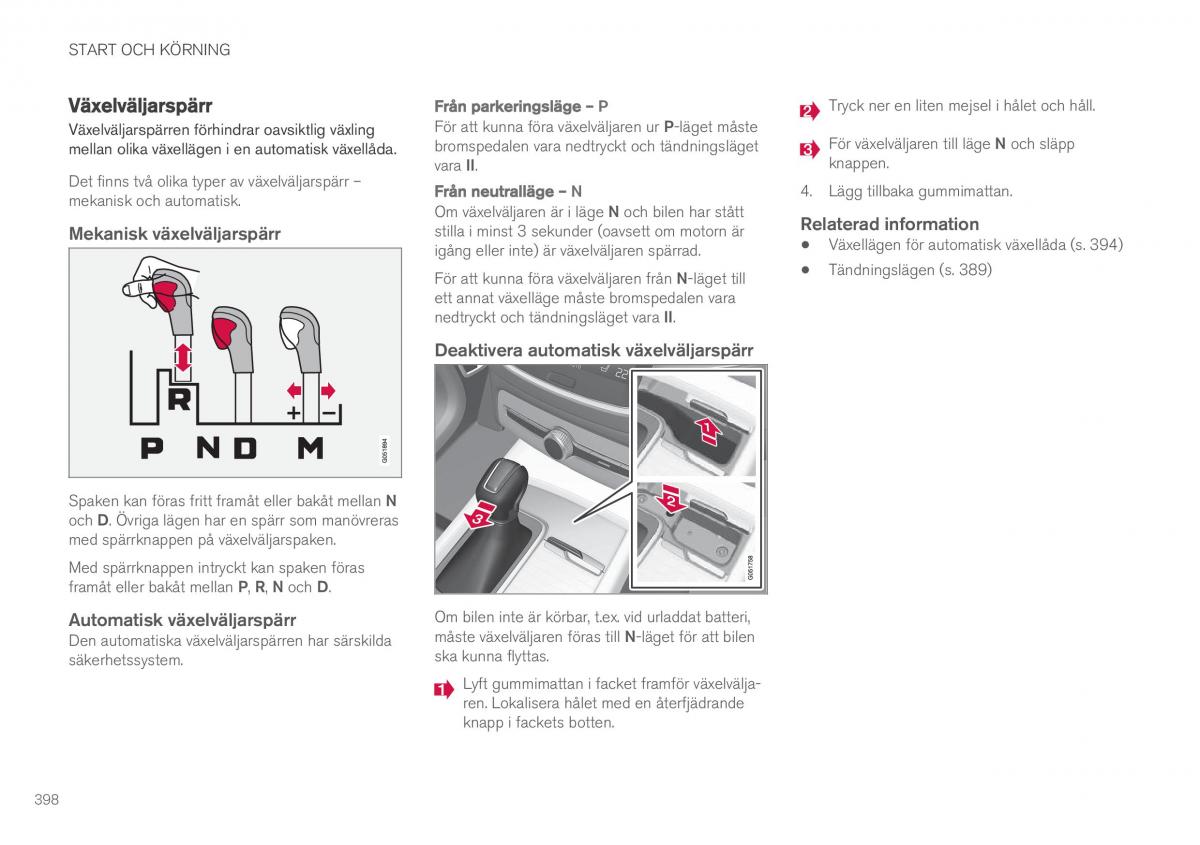 Volvo XC60 II 2 instruktionsbok / page 400