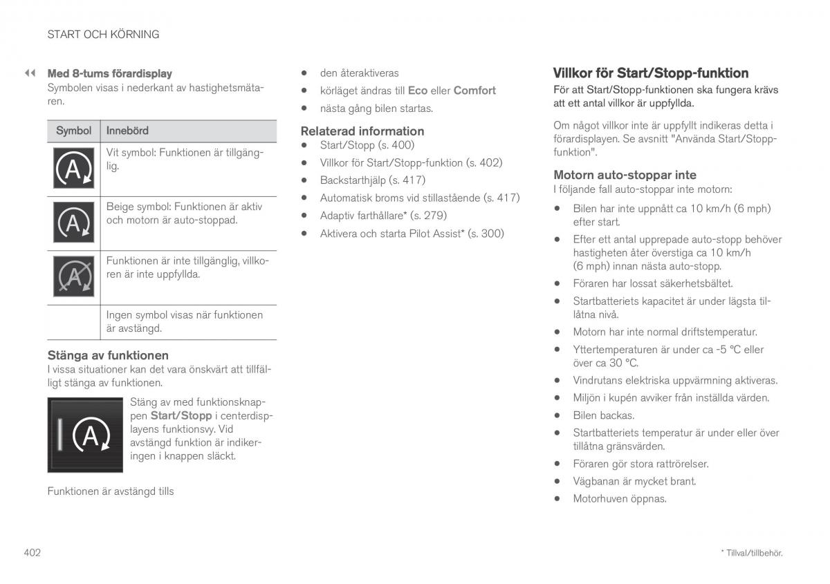 Volvo XC60 II 2 instruktionsbok / page 404