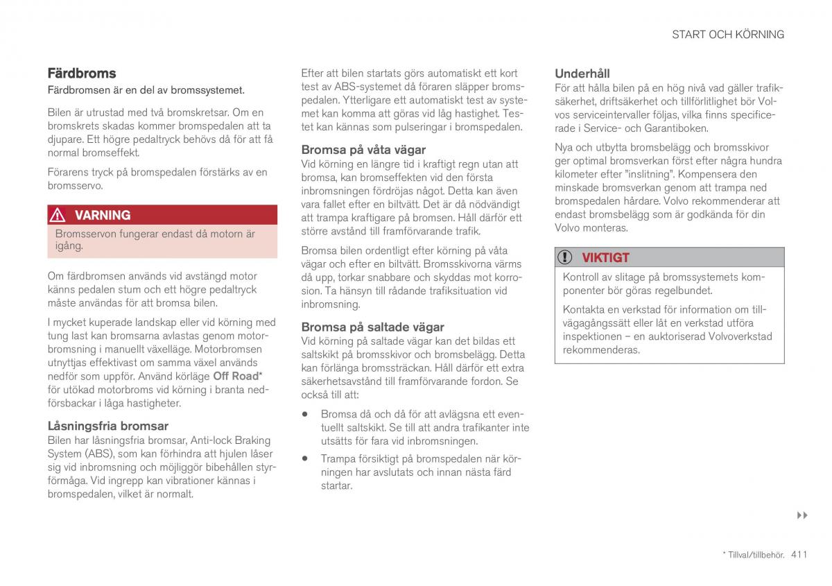 Volvo XC60 II 2 instruktionsbok / page 413