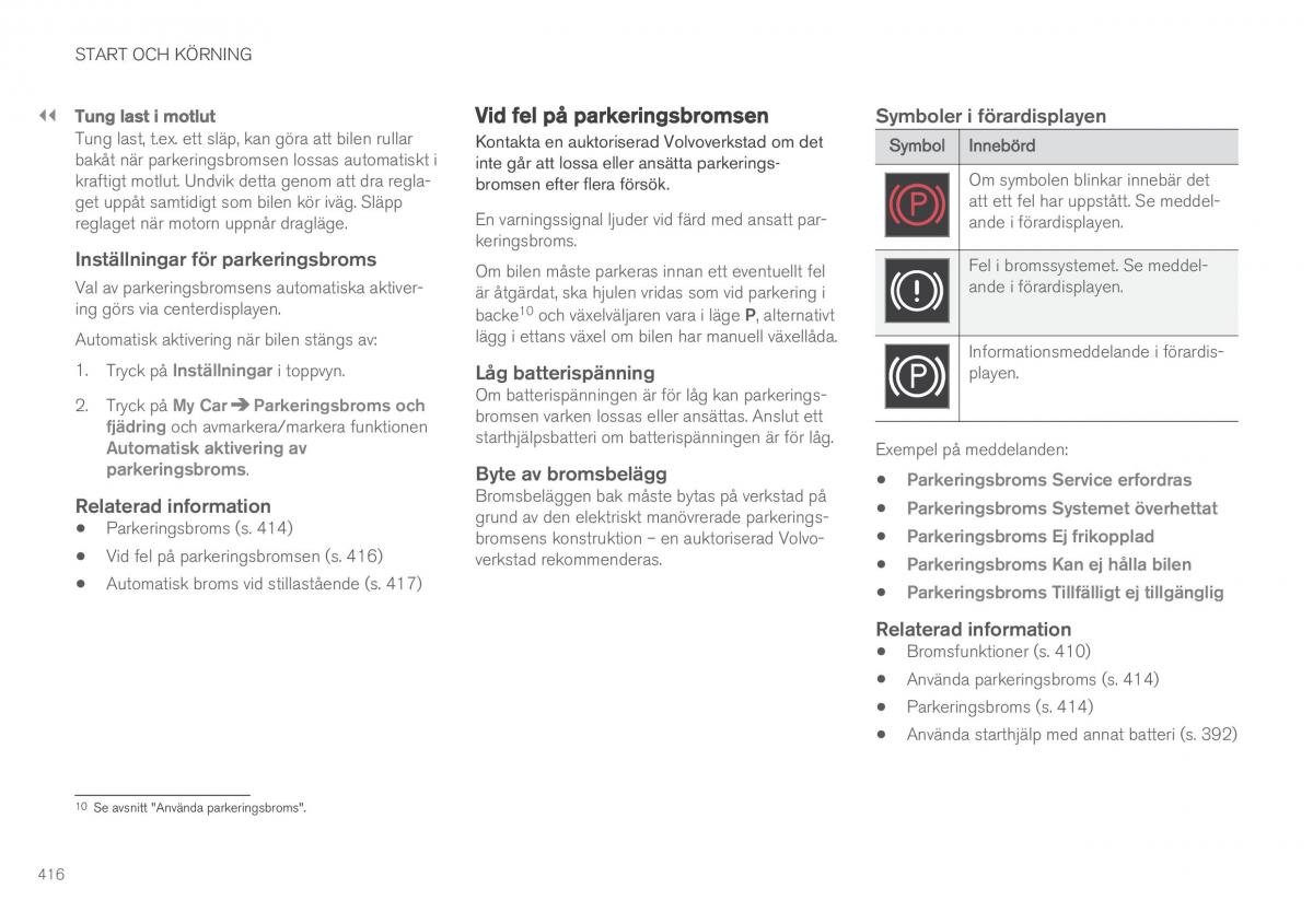 Volvo XC60 II 2 instruktionsbok / page 418