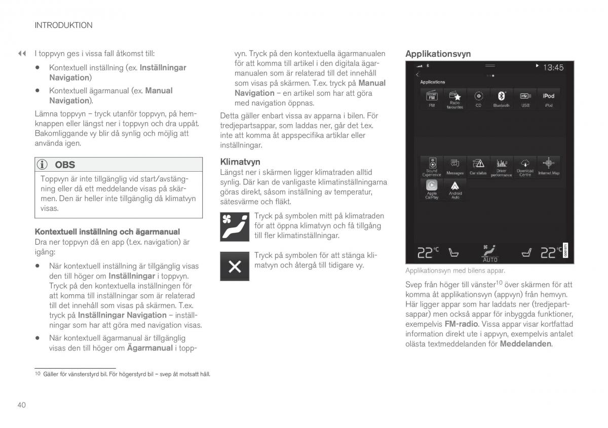 Volvo XC60 II 2 instruktionsbok / page 42