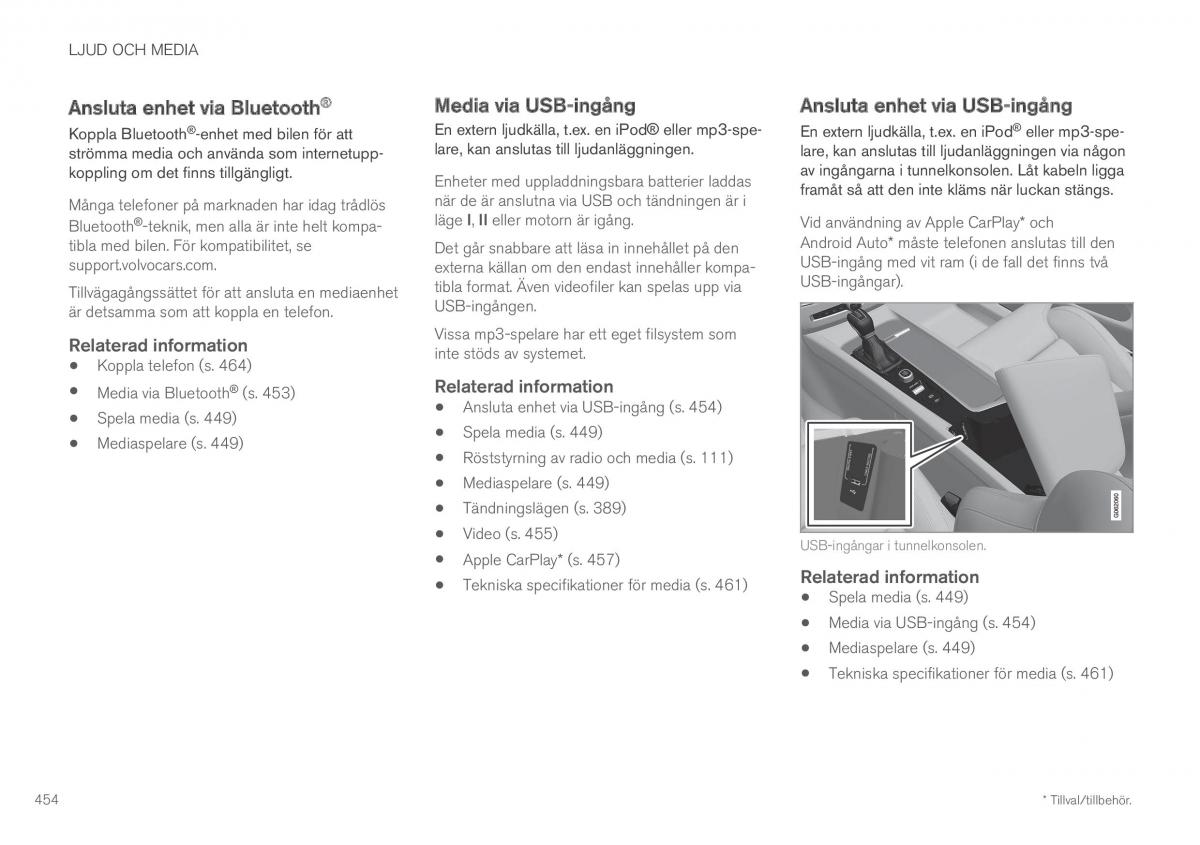 Volvo XC60 II 2 instruktionsbok / page 456