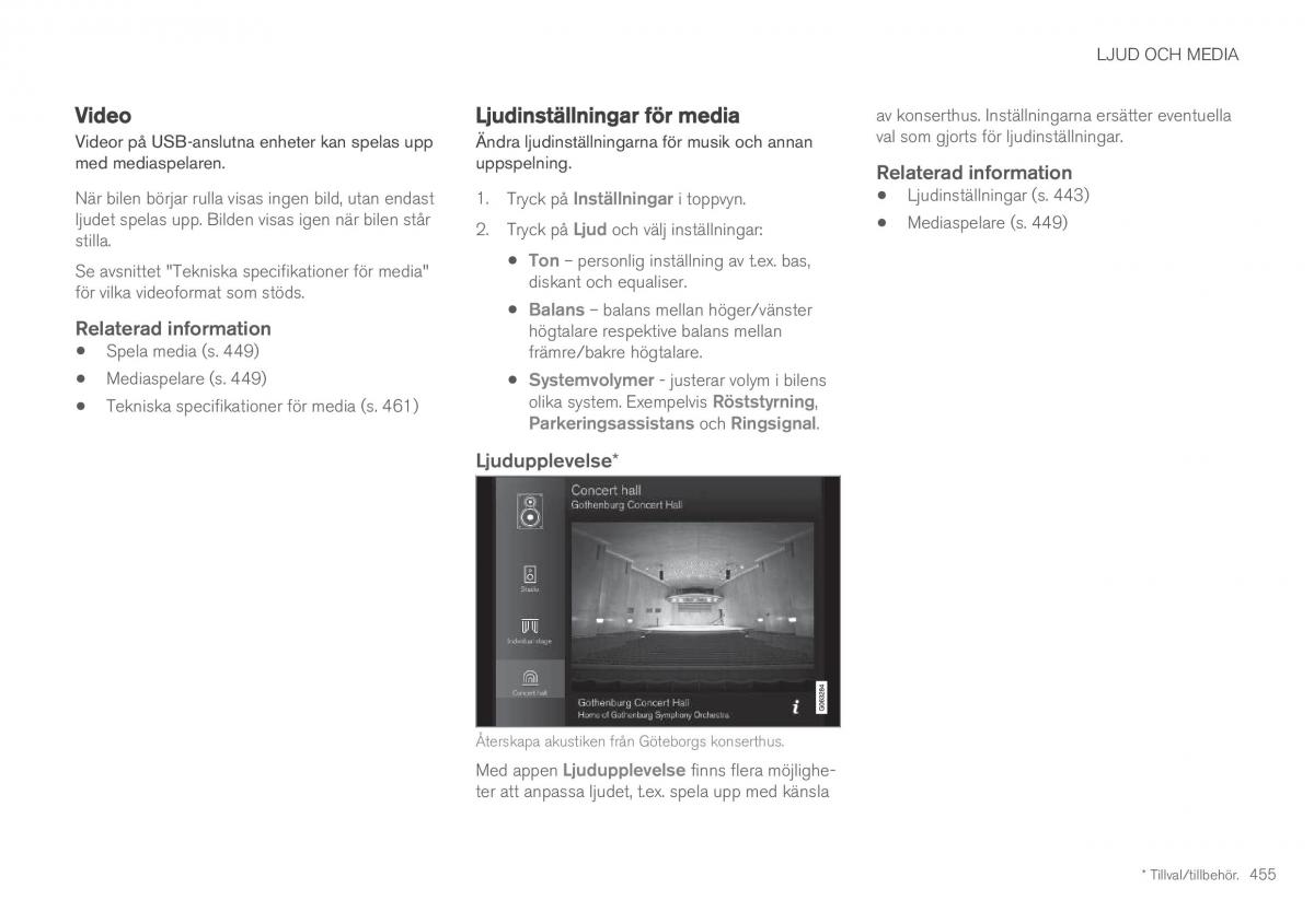 Volvo XC60 II 2 instruktionsbok / page 457