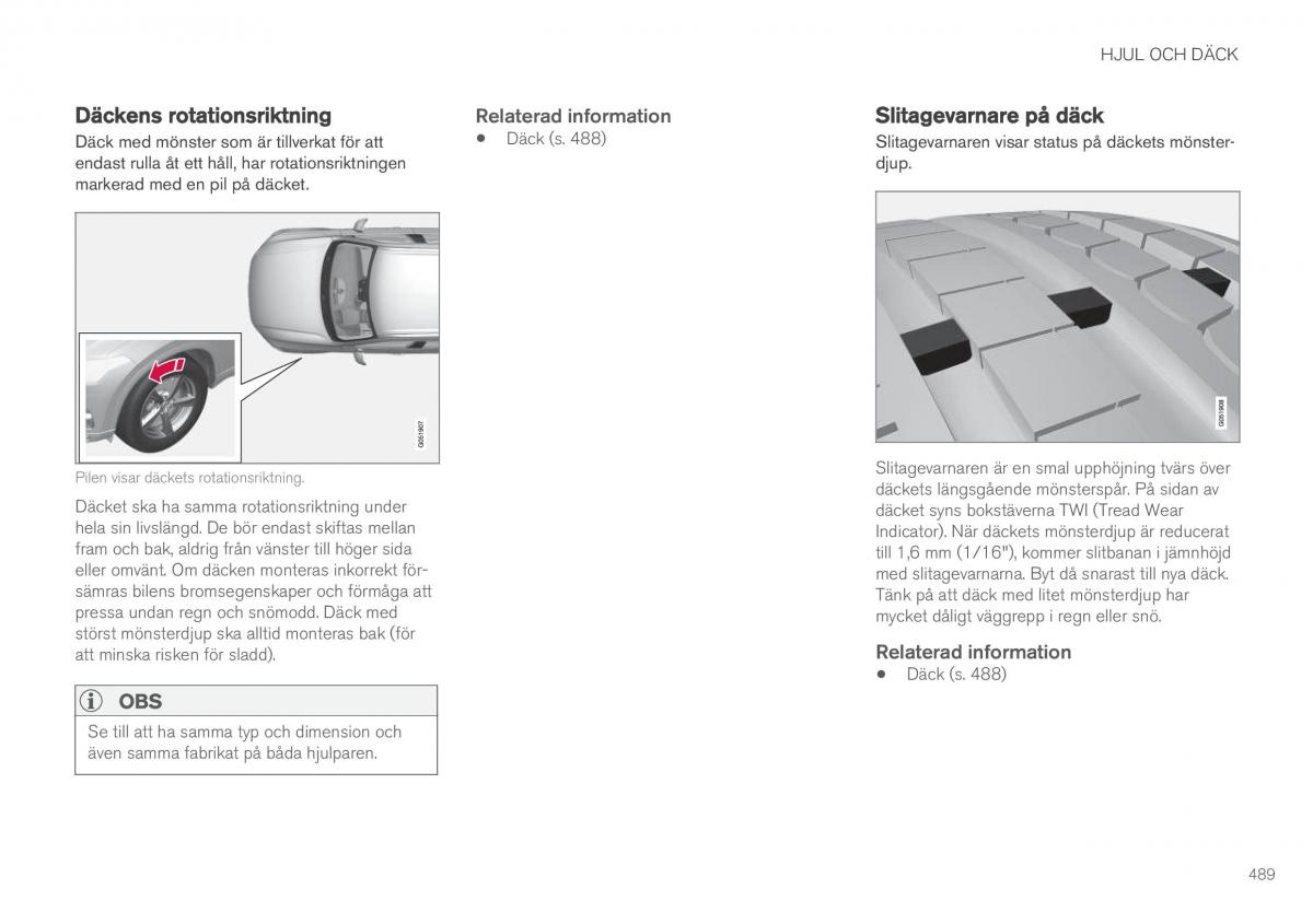 Volvo XC60 II 2 instruktionsbok / page 491