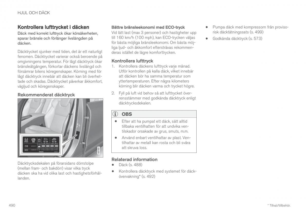 Volvo XC60 II 2 instruktionsbok / page 492