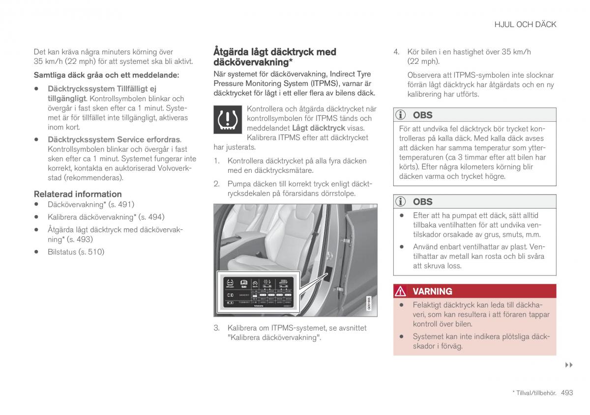 Volvo XC60 II 2 instruktionsbok / page 495