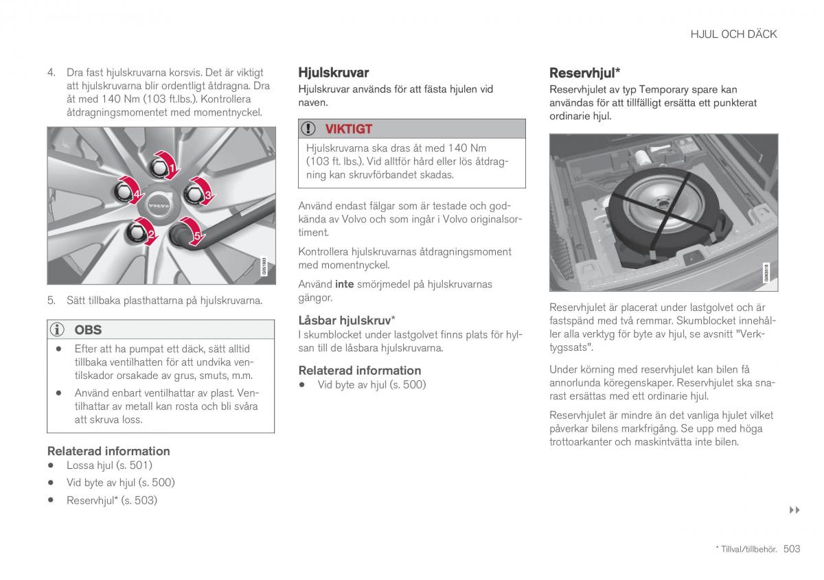 Volvo XC60 II 2 instruktionsbok / page 505