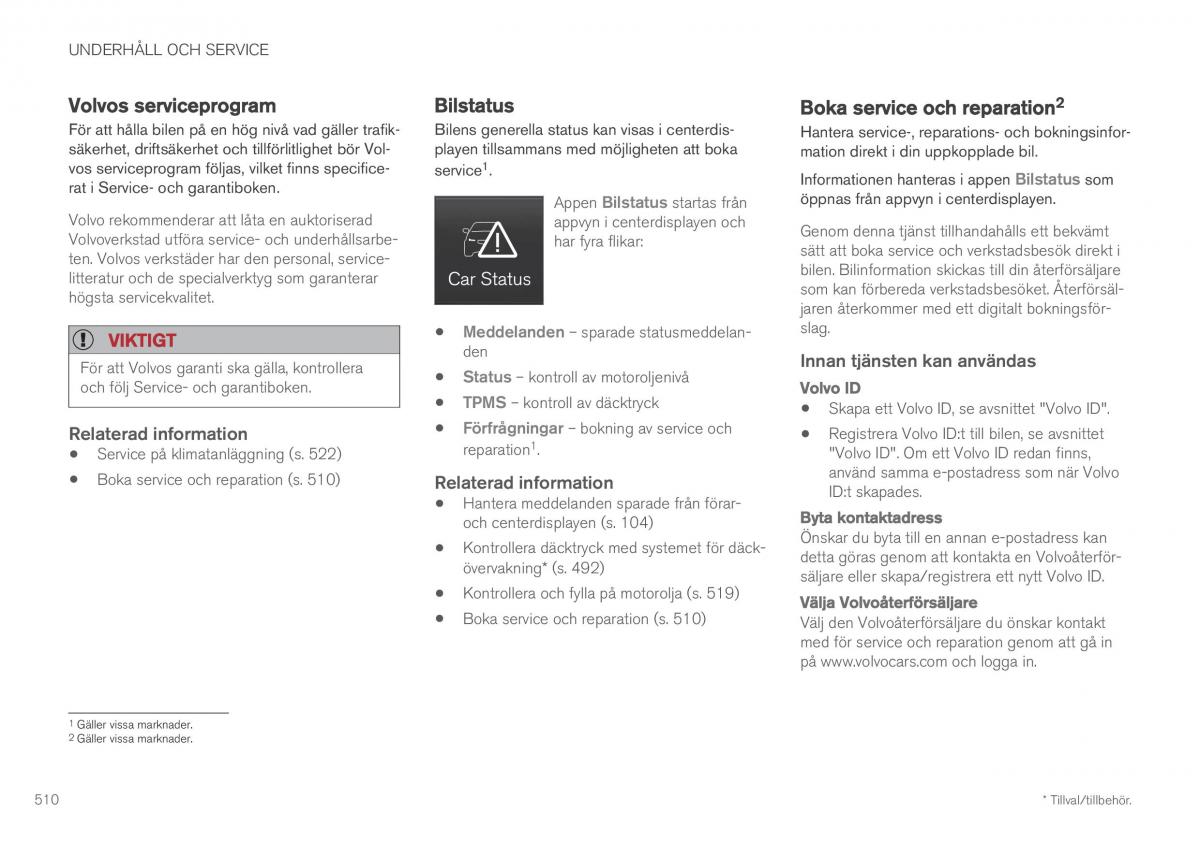 Volvo XC60 II 2 instruktionsbok / page 512