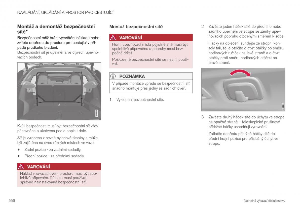 Volvo XC40 navod k obsludze / page 558