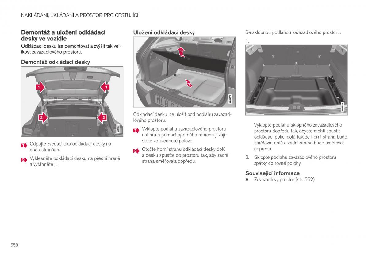 Volvo XC40 navod k obsludze / page 560