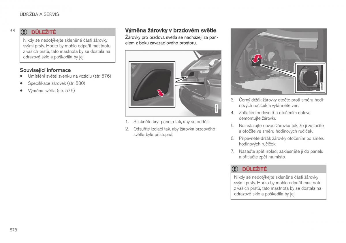 Volvo XC40 navod k obsludze / page 580