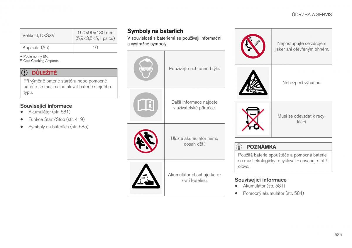 Volvo XC40 navod k obsludze / page 587