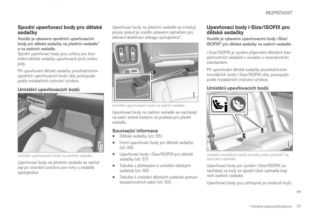 Volvo XC40 navod k obsludze / page 59