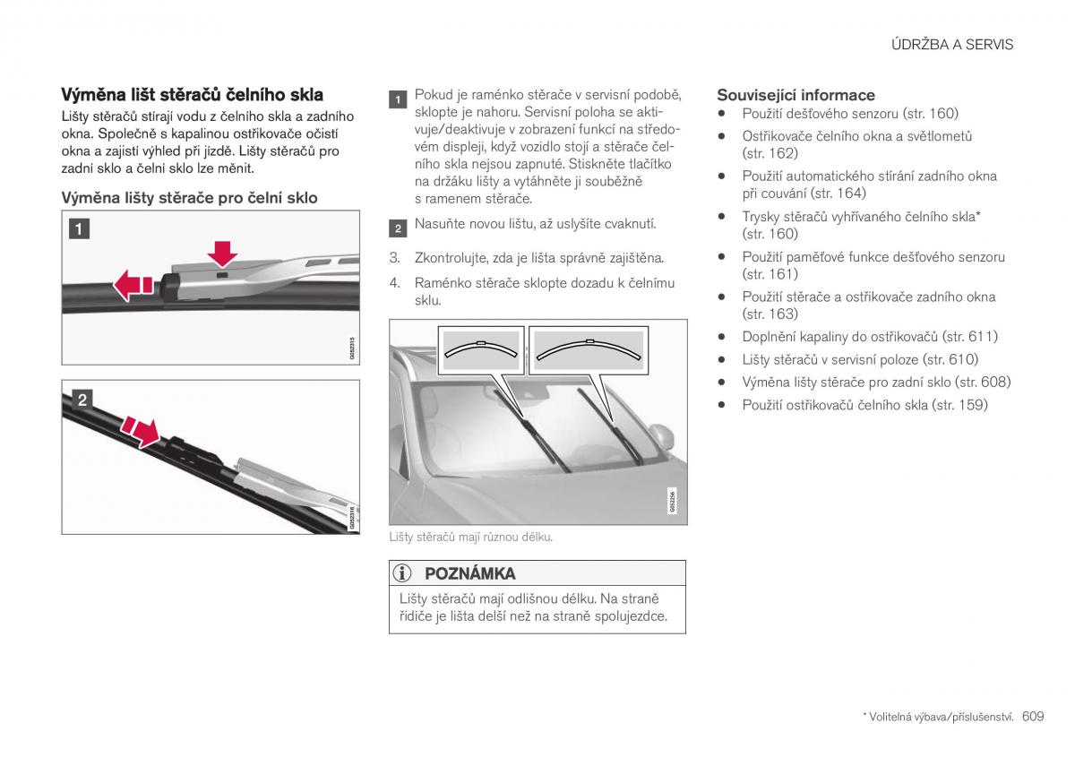 Volvo XC40 navod k obsludze / page 611