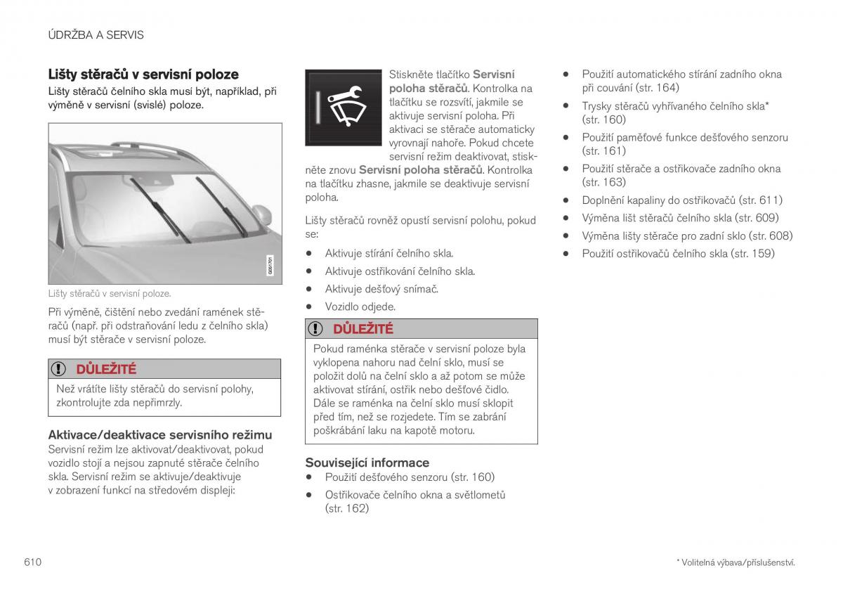 Volvo XC40 navod k obsludze / page 612