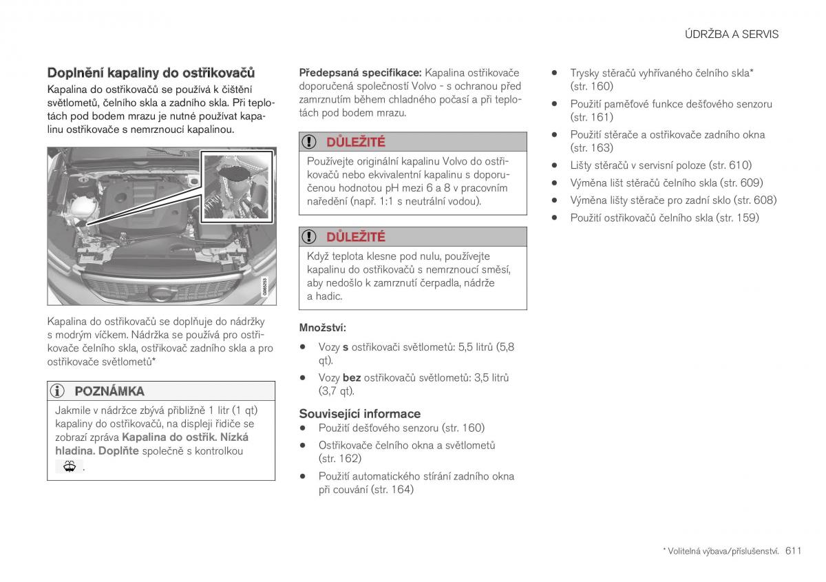 Volvo XC40 navod k obsludze / page 613