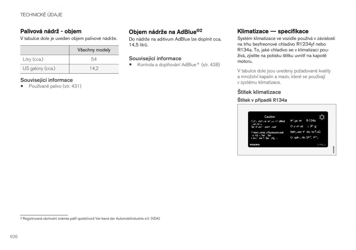 Volvo XC40 navod k obsludze / page 628