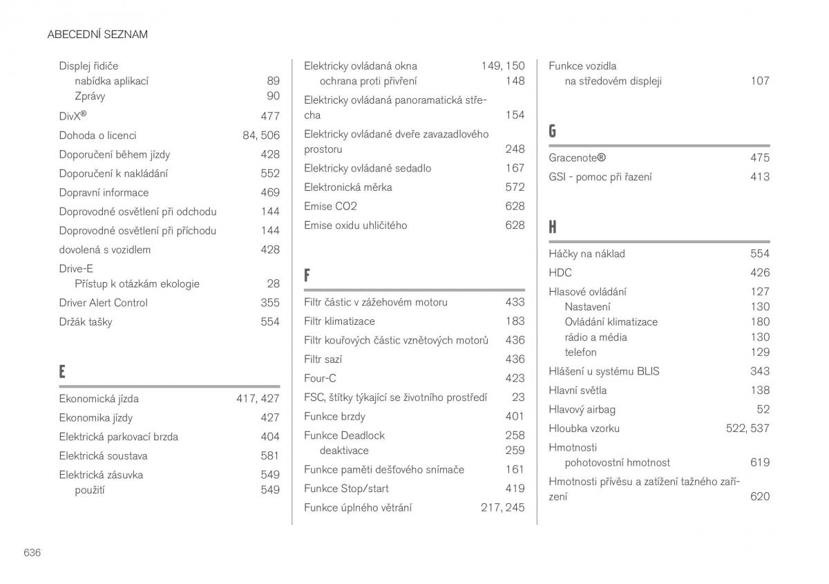 Volvo XC40 navod k obsludze / page 638