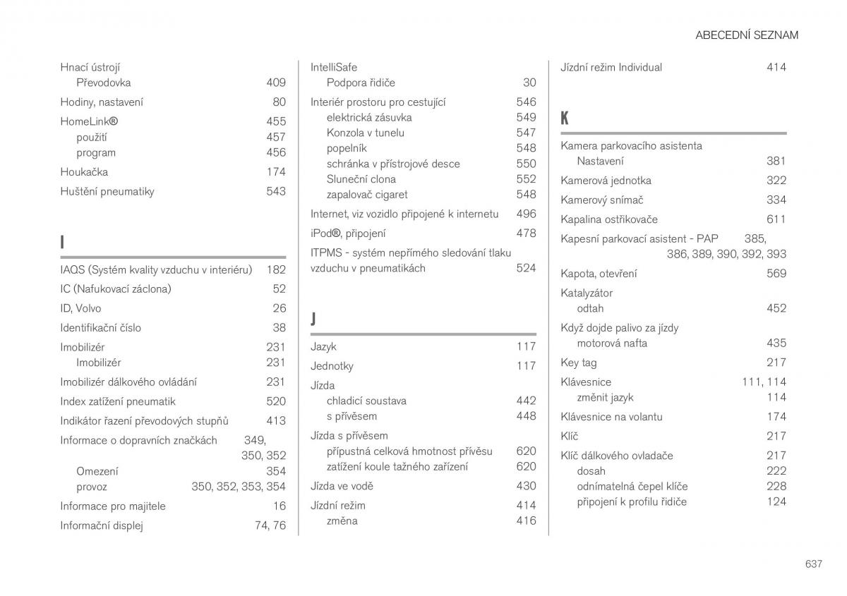 Volvo XC40 navod k obsludze / page 639