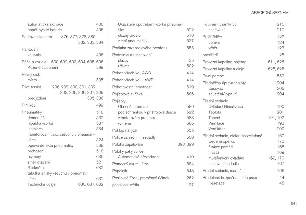 Volvo XC40 navod k obsludze / page 643