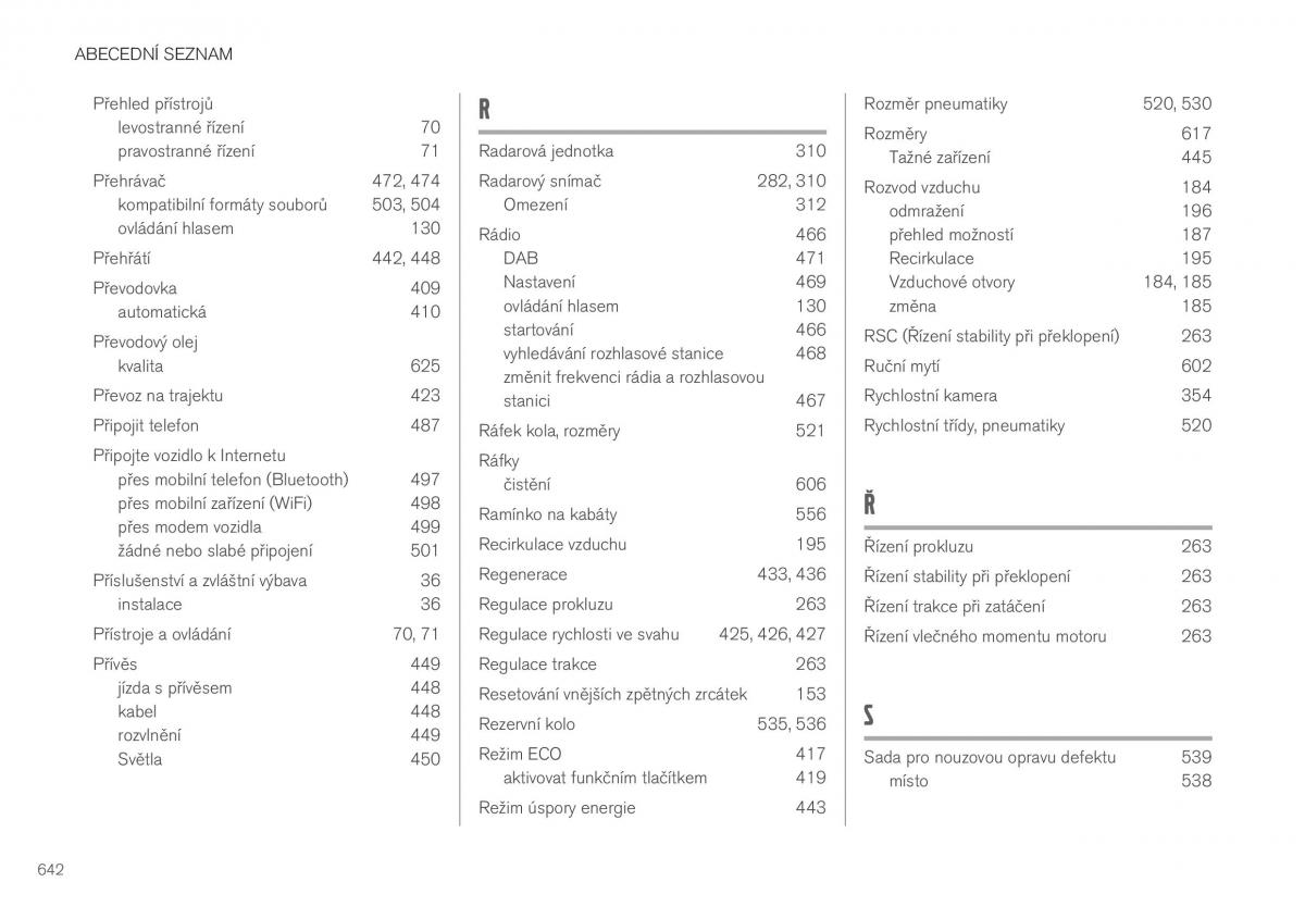 Volvo XC40 navod k obsludze / page 644