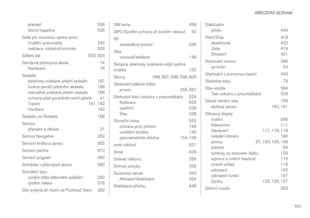 Volvo XC40 navod k obsludze / page 645