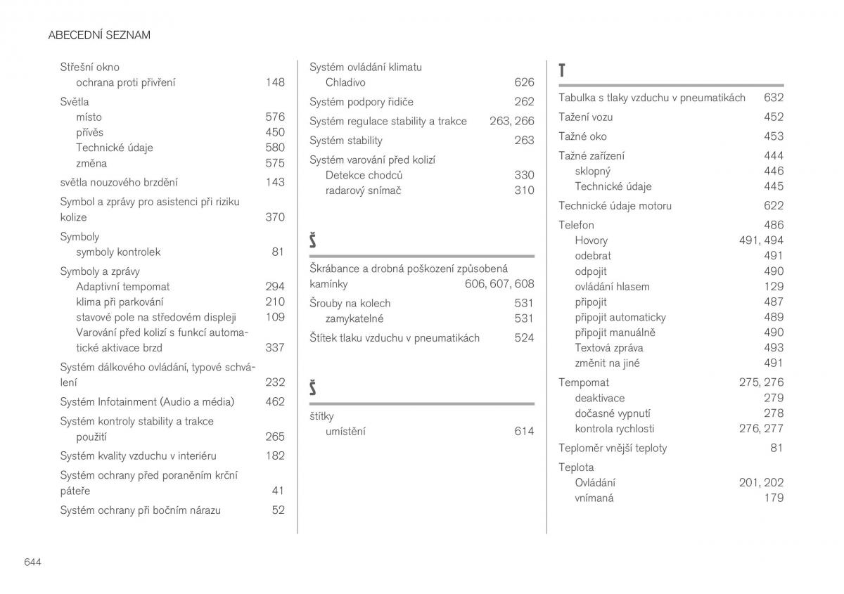 Volvo XC40 navod k obsludze / page 646