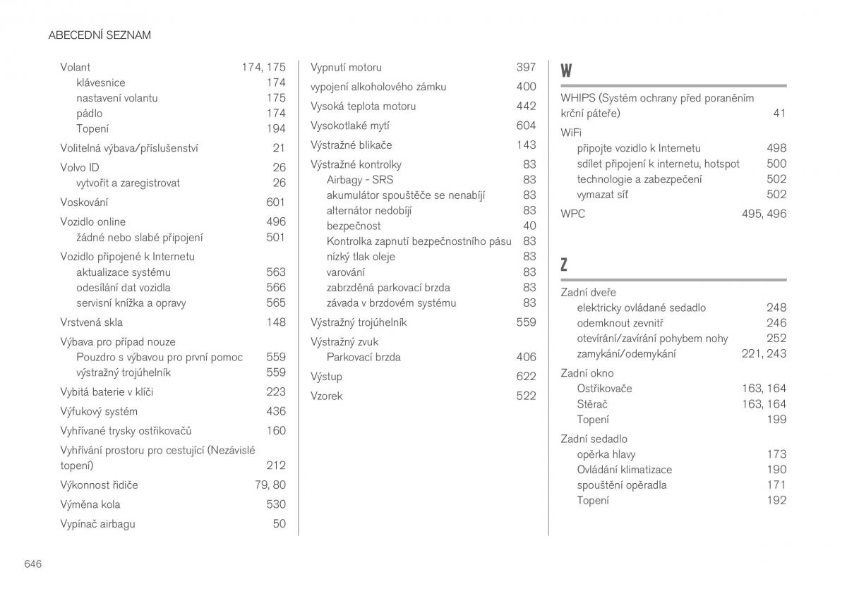 Volvo XC40 navod k obsludze / page 648