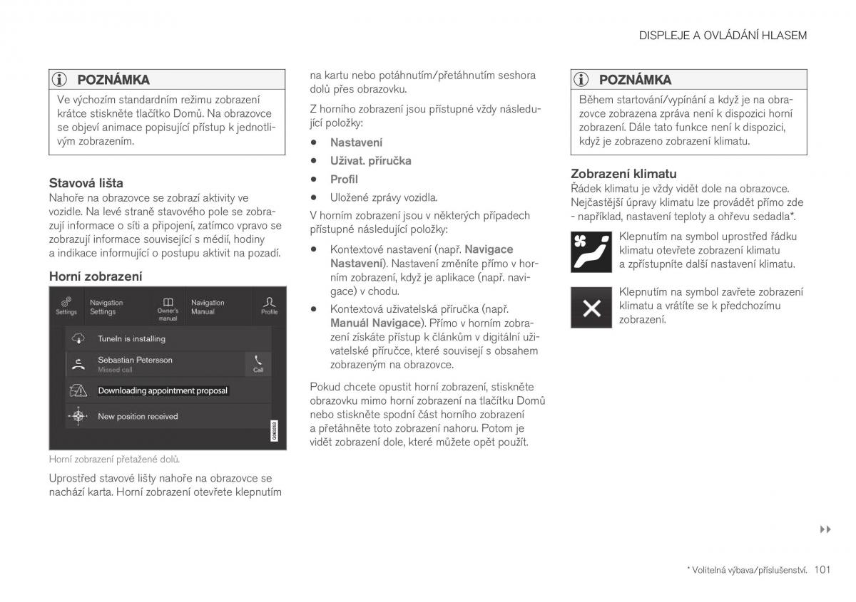 Volvo XC40 navod k obsludze / page 103