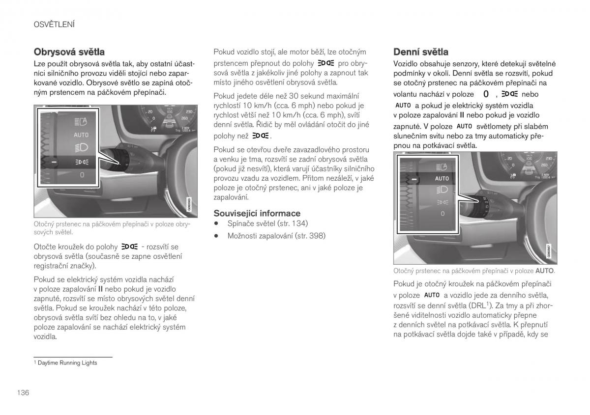 Volvo XC40 navod k obsludze / page 138